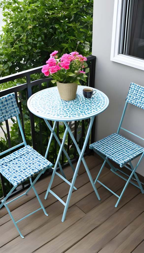 Balcony furniture for small spaces