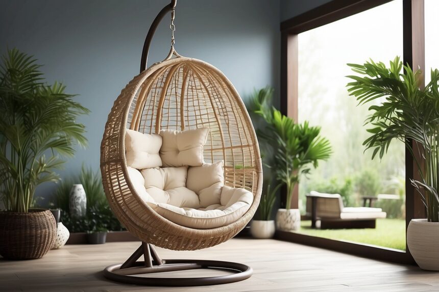 Garden swing chair ideas