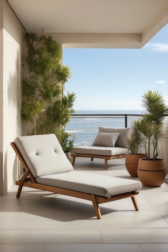 Balcony furniture for small spaces