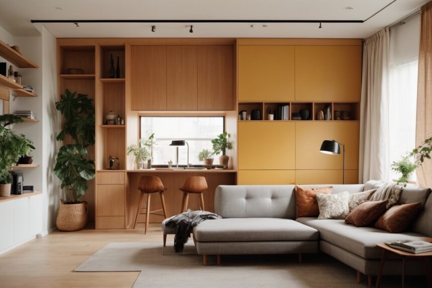 minimalist space-saving furniture