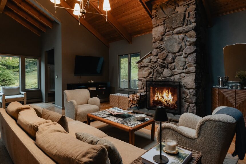 Decorating Ideas for Your Living Room with a Stone Fireplace