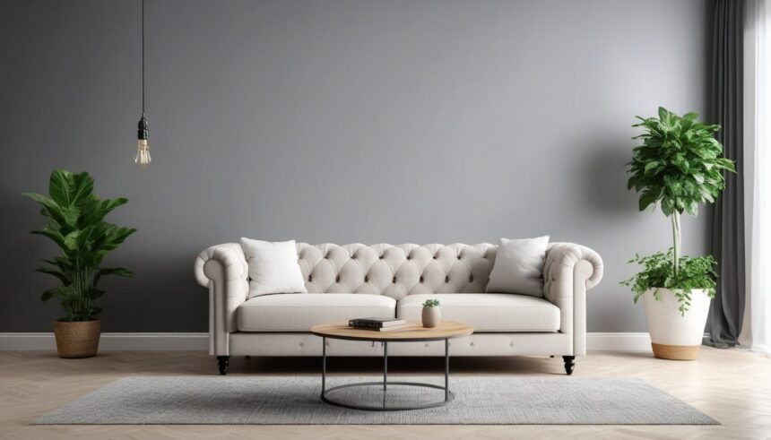 modern Chesterfield sofa